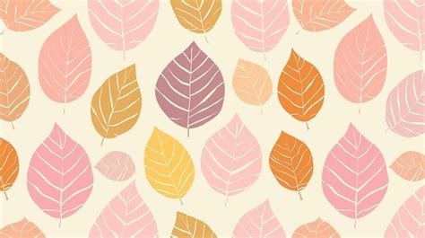 Leaf seamless pattern watercolor background | Premium AI-generated image