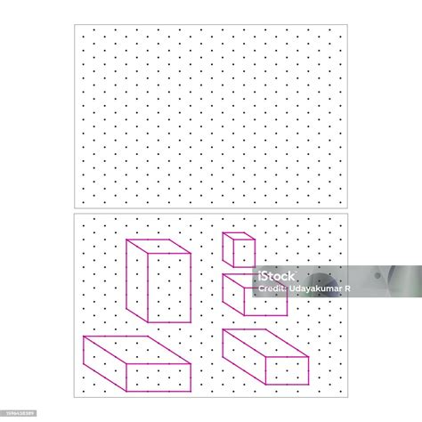Practice Exercise Draw An Isometric Cube On Each Of These Shapes Using ...