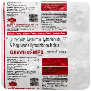 Glimfirst Mp2 Tablet 15: Uses, Side Effects, Price & Substitutes