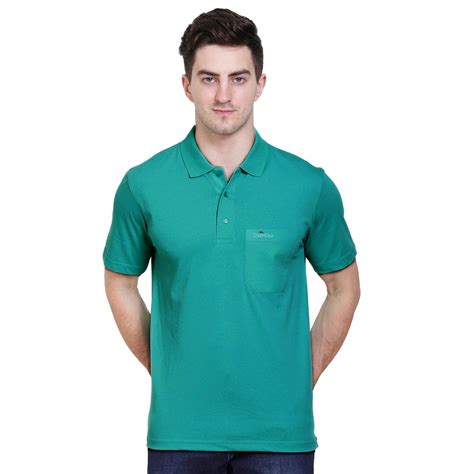 Wasabi Green Matt Finish Pocket Polo T-Shirt – Deer Club