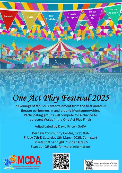 One-Act Plays — Drama Association of Wales