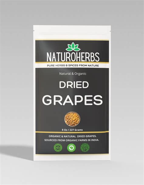 Dried Grapes(Raisins) - Naturoherbs