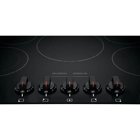 Buy 30 in. Radiant Electric Cooktop in Black with 5 Elements Online at ...