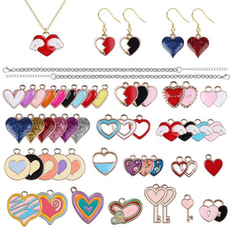 Heart Charms – Eva Fashion and Craft