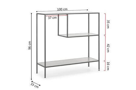 Etagère sur pied VS Venta-Stock Meuble d'entrée Ines avec 2 étagères ...
