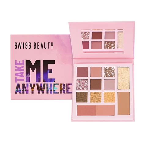 Buy Swiss Beauty Take Me Anywhere Face and Eye Palette | 9 Eyeshadow ...