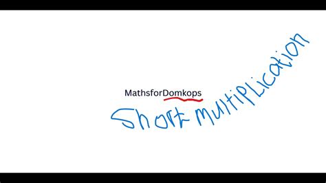 Short Multiplication Example 的图像结果