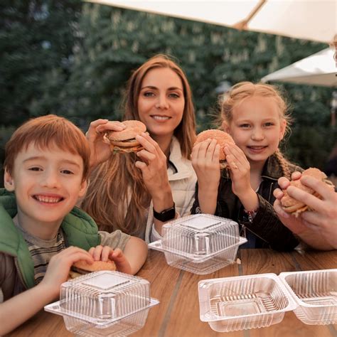 Buy Ruisita 120 Pieces Take Out Containers Thickened Clear Plastic ...