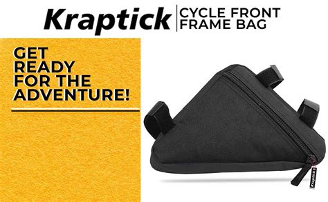Kraptick Triangle Bike Bag - Bike Frame Bags for Bicycle Tools - Bike ...