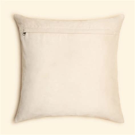 Genuine Leather Cushion-Tan