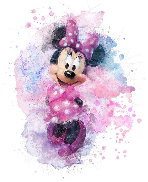 HerZii Disney Watercolor Prints Set of 8 - Unframed 8x10 India | Ubuy