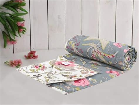 Buy Trance Home Linen 100% Cotton Reversible Dohar Single Bed Size | Ac ...