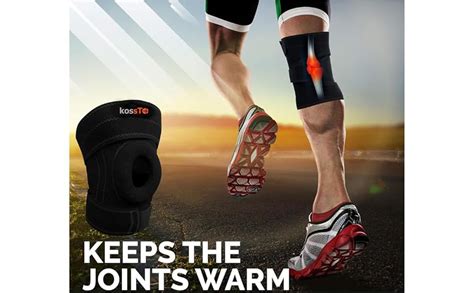 Buy Kossto Open Patella Knee Support Brace – Adjustable Compression ...