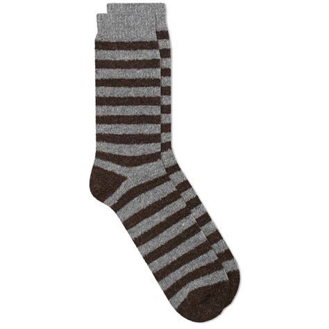 Howlin by Morrison Men's Howlin' Cosmonaut Socks in Light Grey/Brown ...