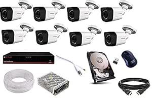 Buy CP PLUS 8 Bullet (2.4MP), 1TB HDD, 8 Channel DVR, 8 Channel Power ...