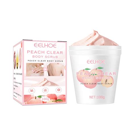 EELHOE 100g Peach Clear Body Scrub Moisturizing | Ubuy India