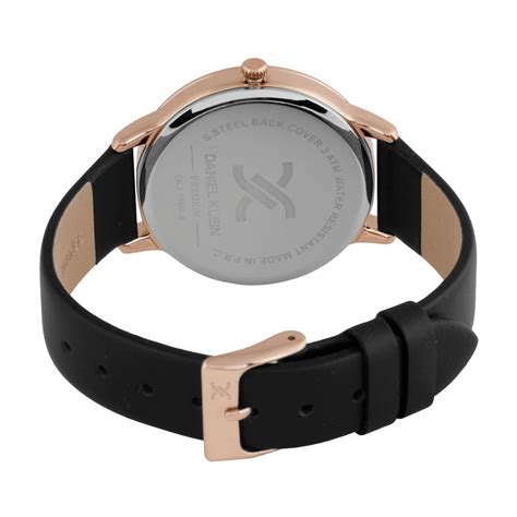 Daniel Klein Black Dial Women's Analogue Watch