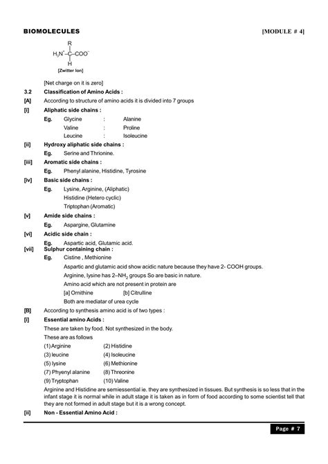 Chemistry Class 12 Biomolecules Notes for IIT JEE & NEET
