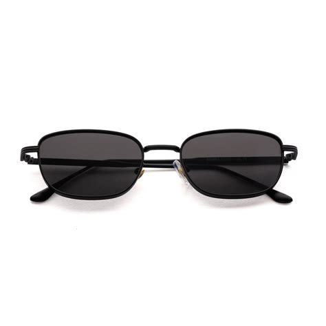 [ Riptide ] Compact Squared Sunglasses : Black/Black | Project Shades