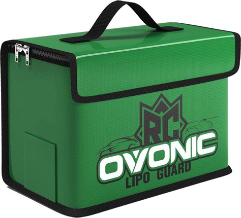 OVONIC Lipo Safe Bag Fireproof Explosionproof Bag Feuerfeste Explosionsgeschützte Tasche mit ...
