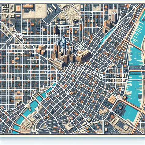 Philadelphia Map 的图像结果