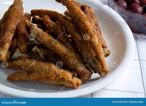 Fried Chicken Feet on a Plate Stock Photo - Image of chicken, deep ...