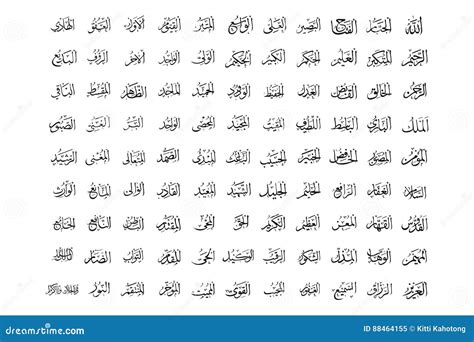 Name of God of Islam - Allah in Arabic Writing , God Name in Arabic ...