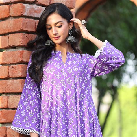 Purple Flare Kameez – Kameez.co
