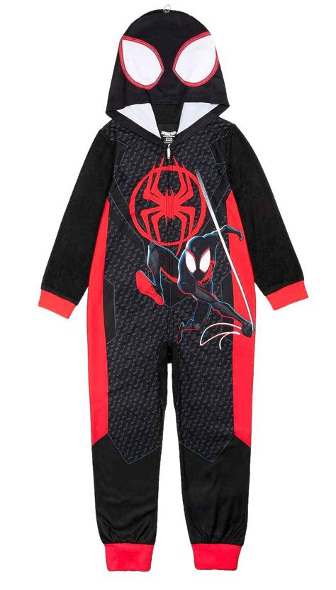 Marvel Spider-Man Pajamas for Boys - Little Boys' & Big Boys' Hooded ...
