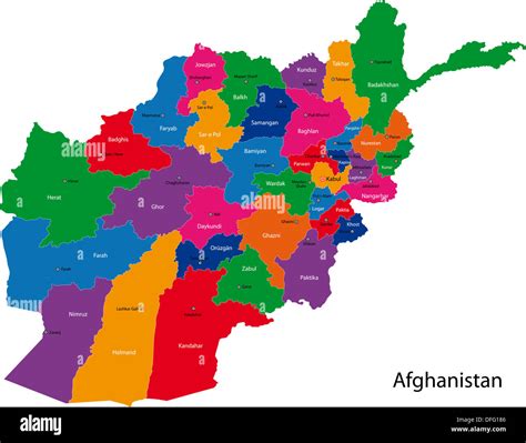 Afghanistan map hi-res stock photography and images - Alamy