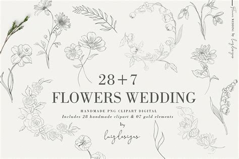 Flowers Wedding | Illustrations ~ Creative Market