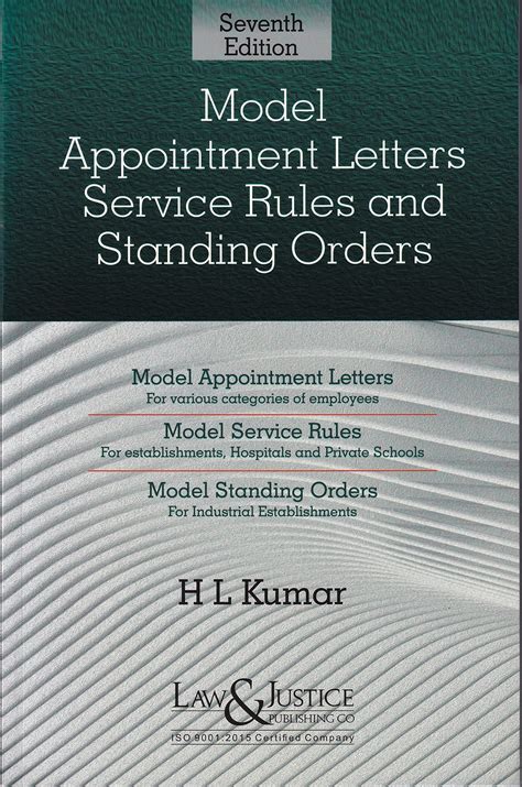 Buy Model Appointment Letters Service Rules and Standing Orders Online ...