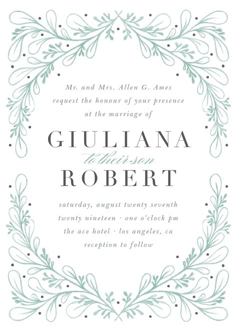 Wedding Invitation Wording Samples