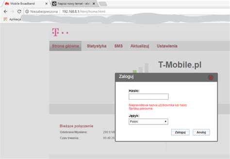 After the reset, I can't log in to the Huawei B315 router as admin