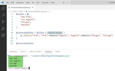 PowerShell Replace String 的图像结果