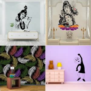 ARandNJ Painting Wall Stencils (Size :- 16 X 24 Inch) PATTERN- "Gopala ...