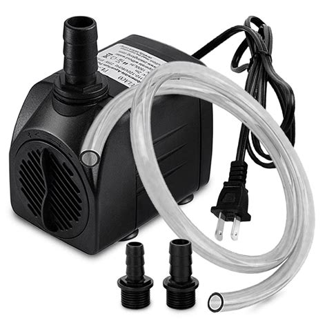 PULACO 400GPH Submersible Water Pump with 5 ft Tubing, 25W Durable ...