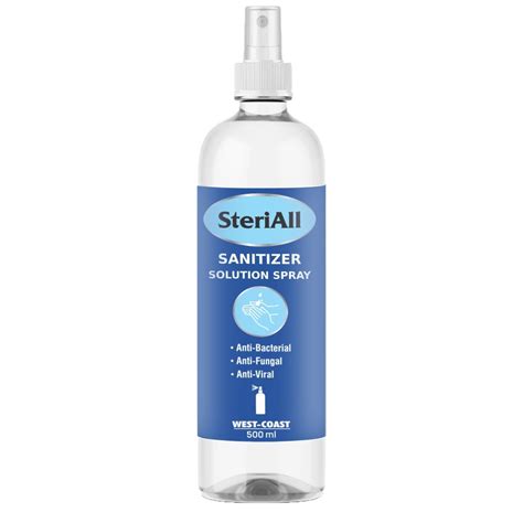 SteriAll Sanitizer Solution Spray, 500 ml Price, Uses, Side Effects ...
