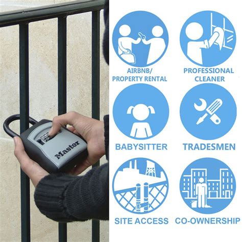 Image result for Master Lock Medium Key Safe How to Set Combination