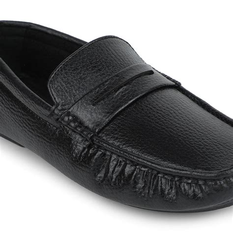 Buy Fortune Black Formal Loafers For Men CLASSIK-2E By Liberty