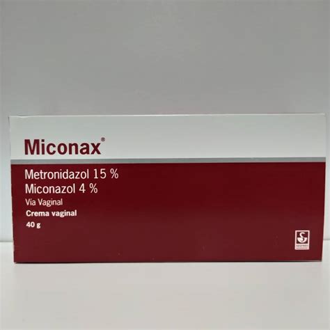 MEDICINA :: MICONAX (METRONIDAZOL + MICONAZOL) CREMA X 40 G - Sihay.com