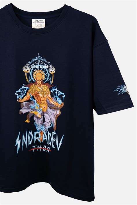 Premium Akhand Bharat Oversized Hindu Tshirts: Anime Devta