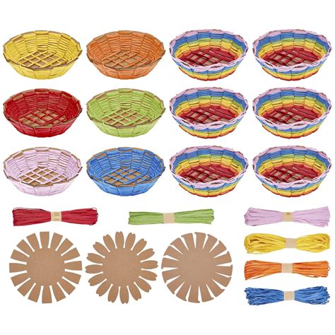FREEBLOSS 12 Set Basket Weaving Kit Introductory Sewing for Beginners ...