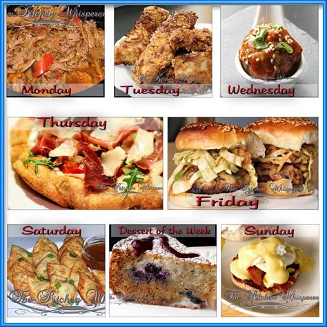 Weekly Food Menu 的图像结果