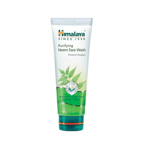 Himalaya Purifying Neem Face Wash - Prevents Pimples - Purifies Skin In All Skin Types - 100ml ...
