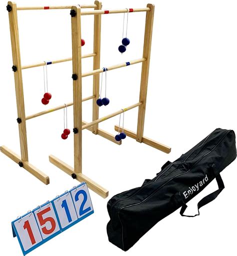 Amazon.com: Enjoyard Ladder Ball Set with 2 Ladders 6 Bolas and ...