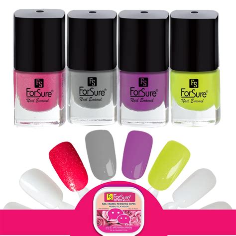 Buy ForSure® Trendy Glossy Finish Nail Enamels, Gel Effect,Long-stay ...