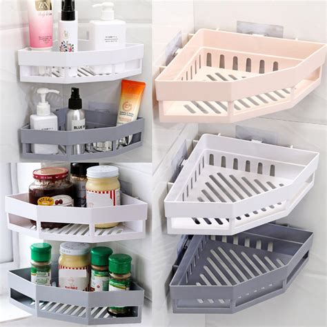 Bathroom Accessories, ChillyFit 2 Pack corner shelf for living room ...