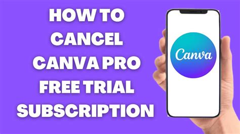 How To Cancel Canva Pro Subscription / Free Trial - YouTube