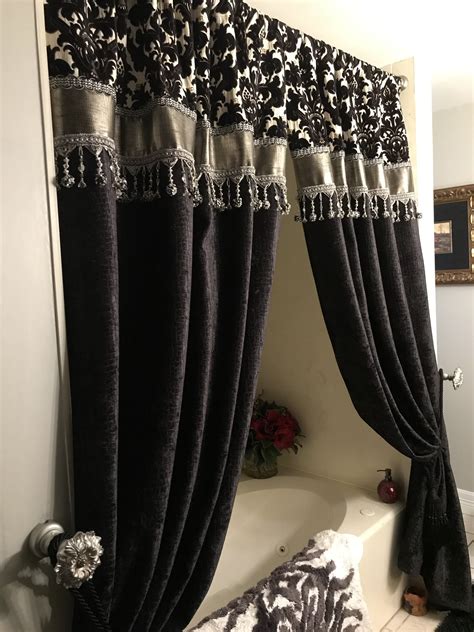 Custom Decorative Shower Curtains | Shower curtain decor, Fancy shower ...